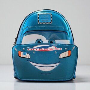 Loungefly Disney Pixar Cars Dinoco Lightning McQueen Mini Backpack NWT